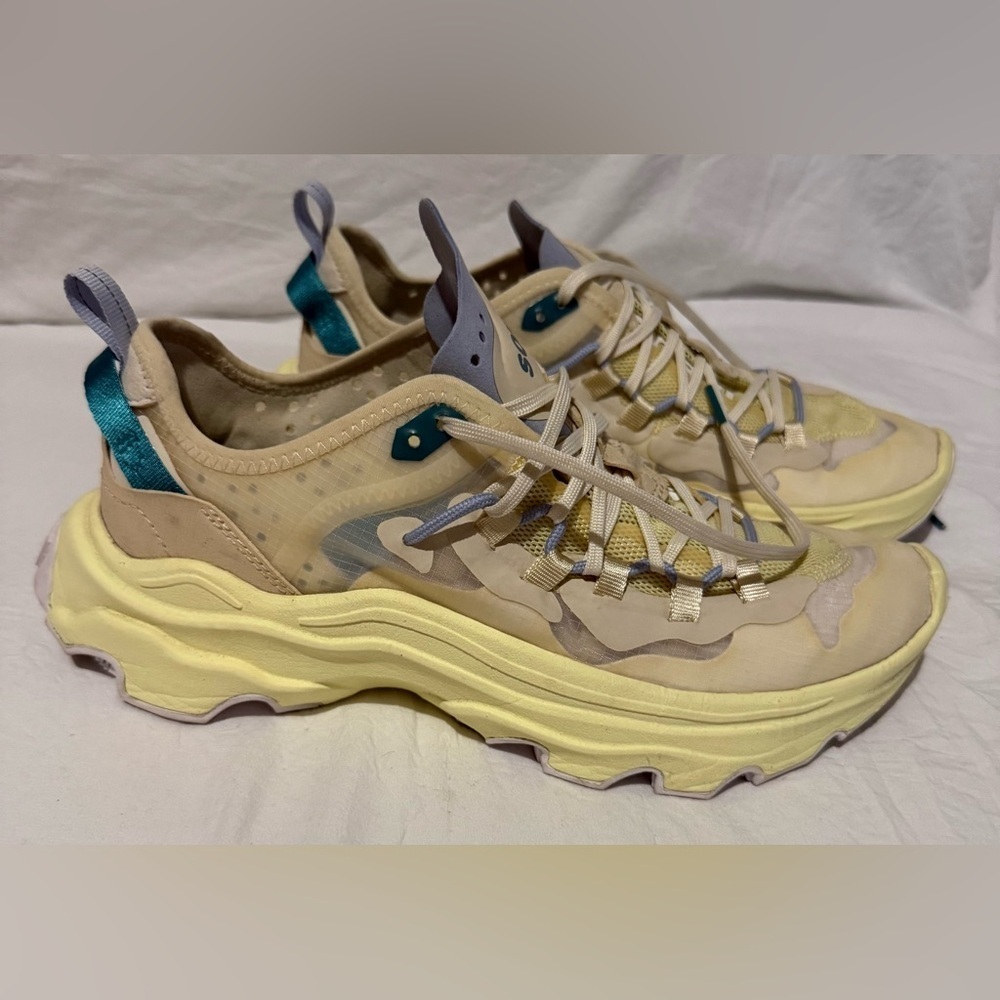 Sorel yellow and Teal Footwear